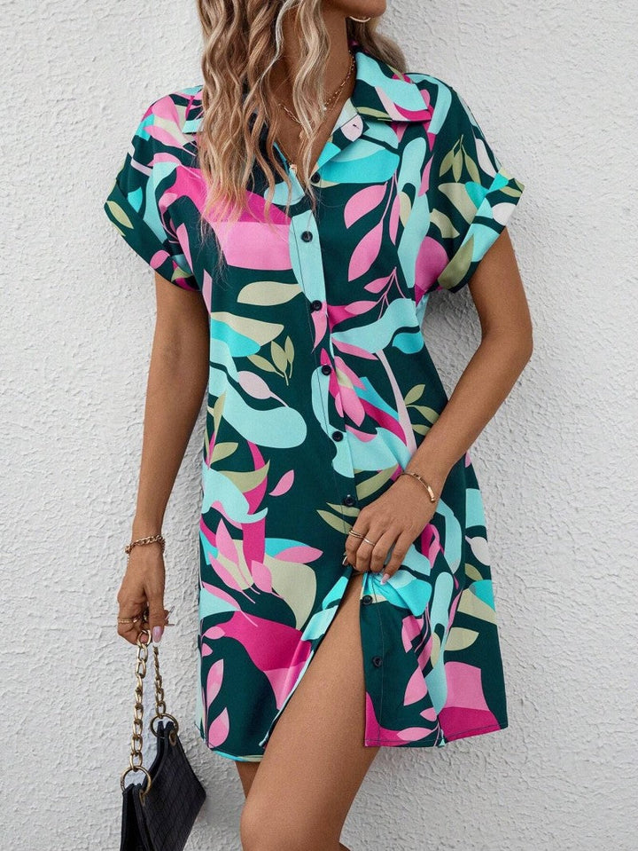 Emma™ Printed Cardigan Dress