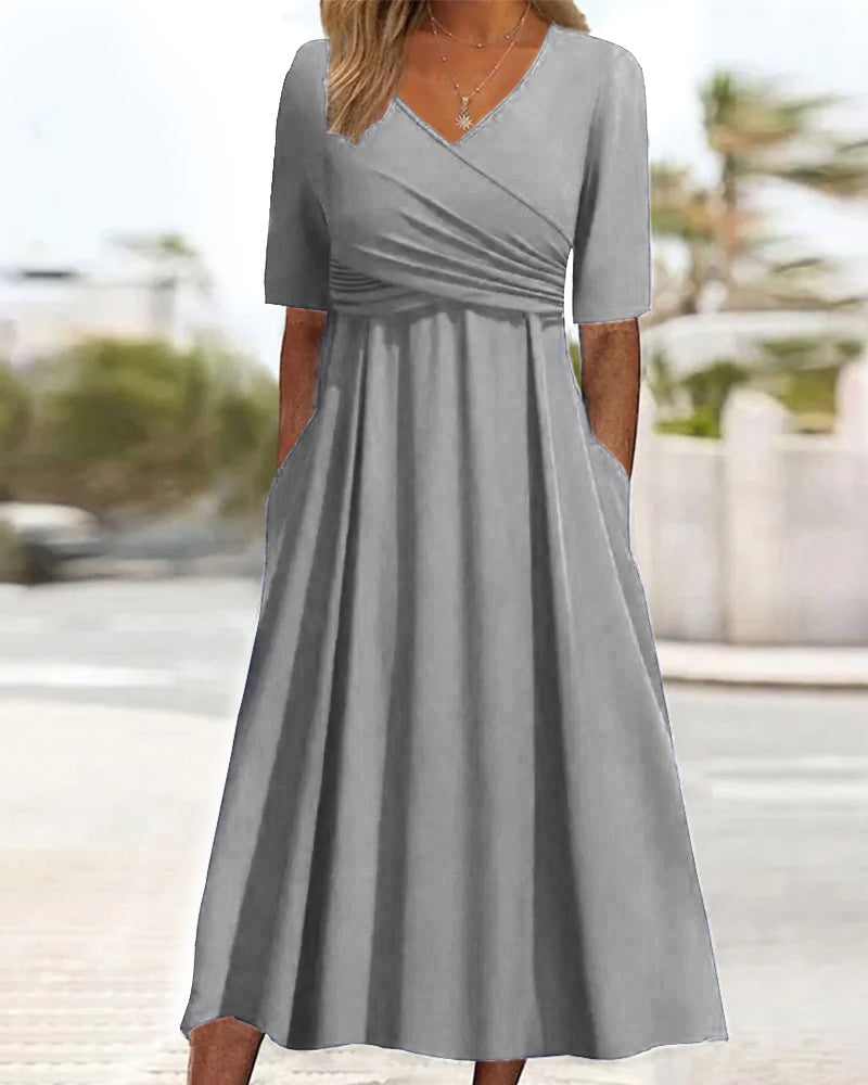 Lisalisa™ Elegant Crossover Dress