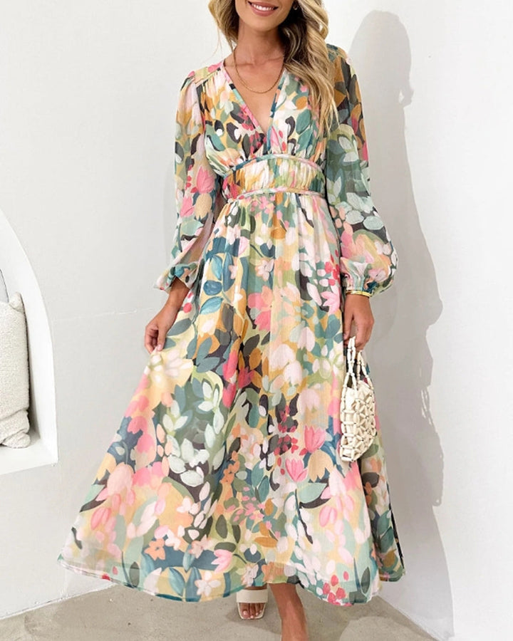 Kiara™ Elegant Floral Dress