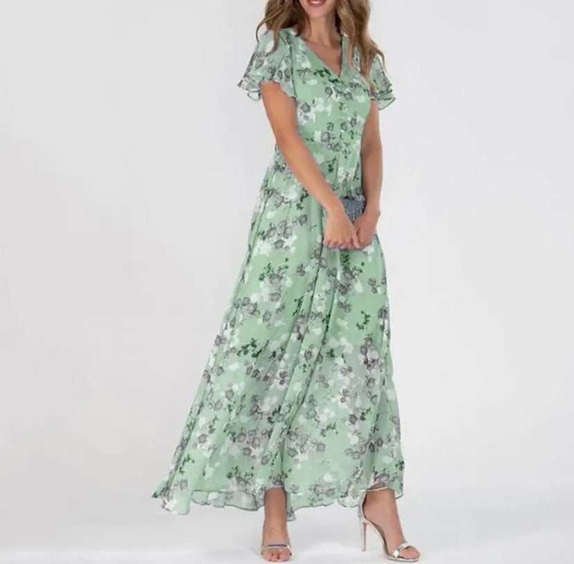 Esther™ Elegant Floral Dress