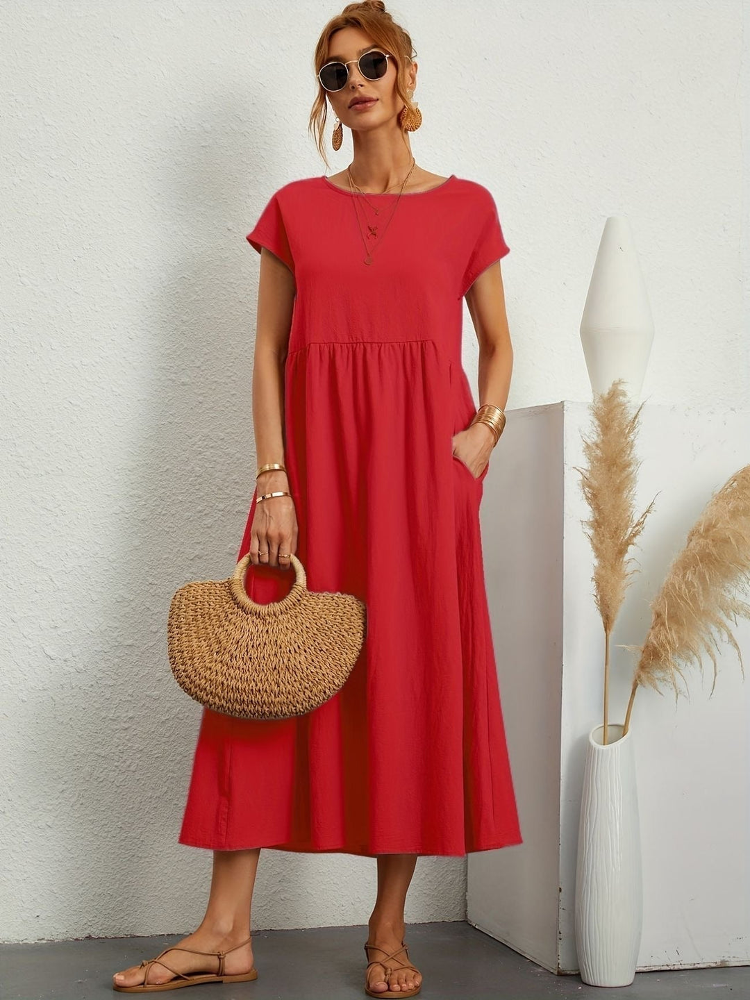 Demi™ Casual Midi Dress