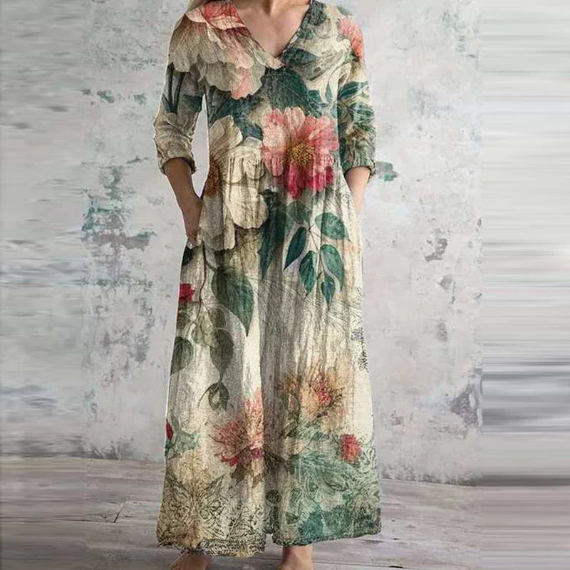 Robyn™ Unique Printed Maxi-Dress