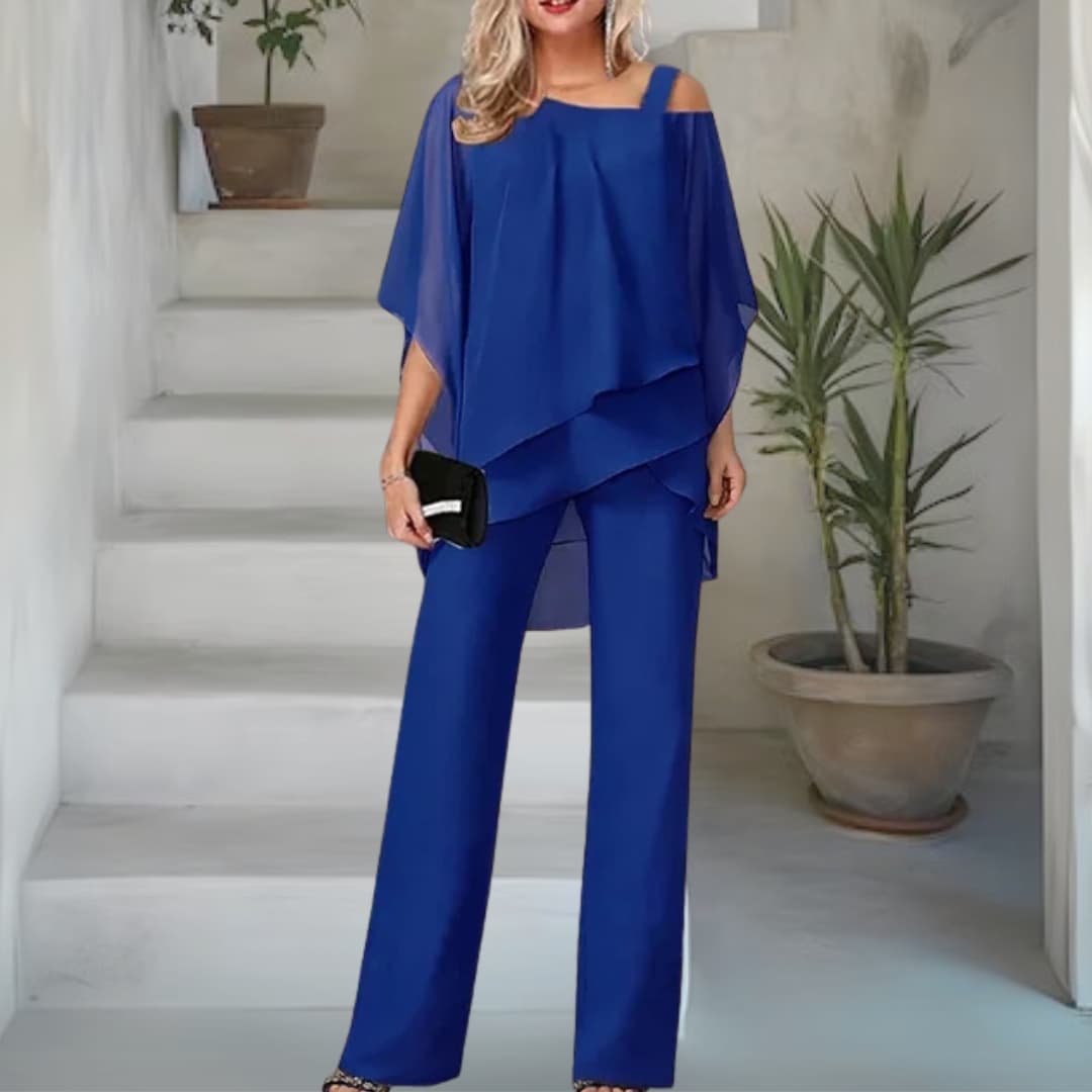 Amelia™ Elegant Off-Shoulder Two-Piece Set