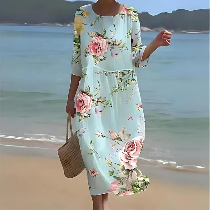 Simone™ Elegant Floral Dress