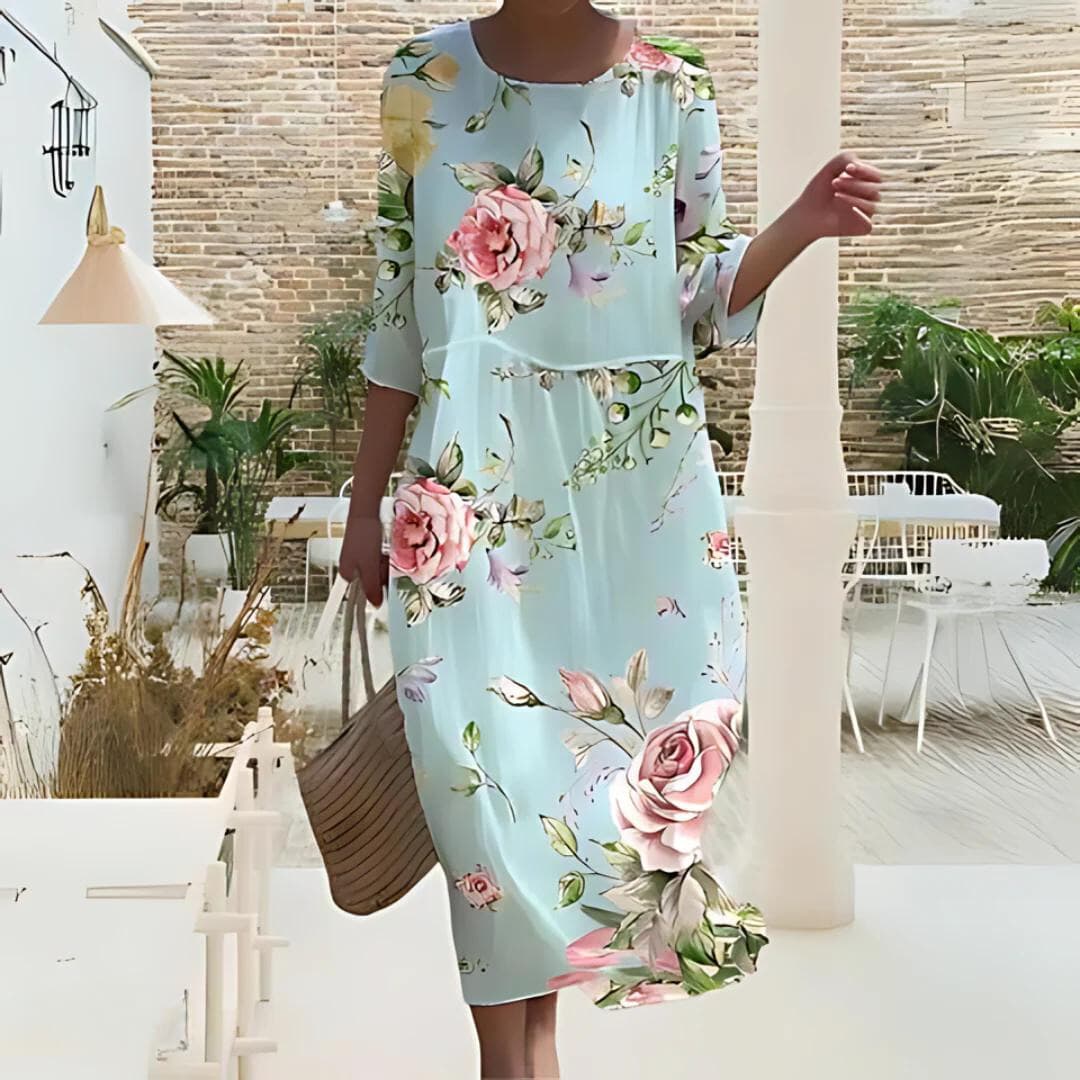 Simone™ Elegant Floral Dress