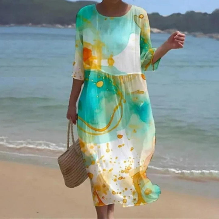 Simone™ Elegant Floral Dress