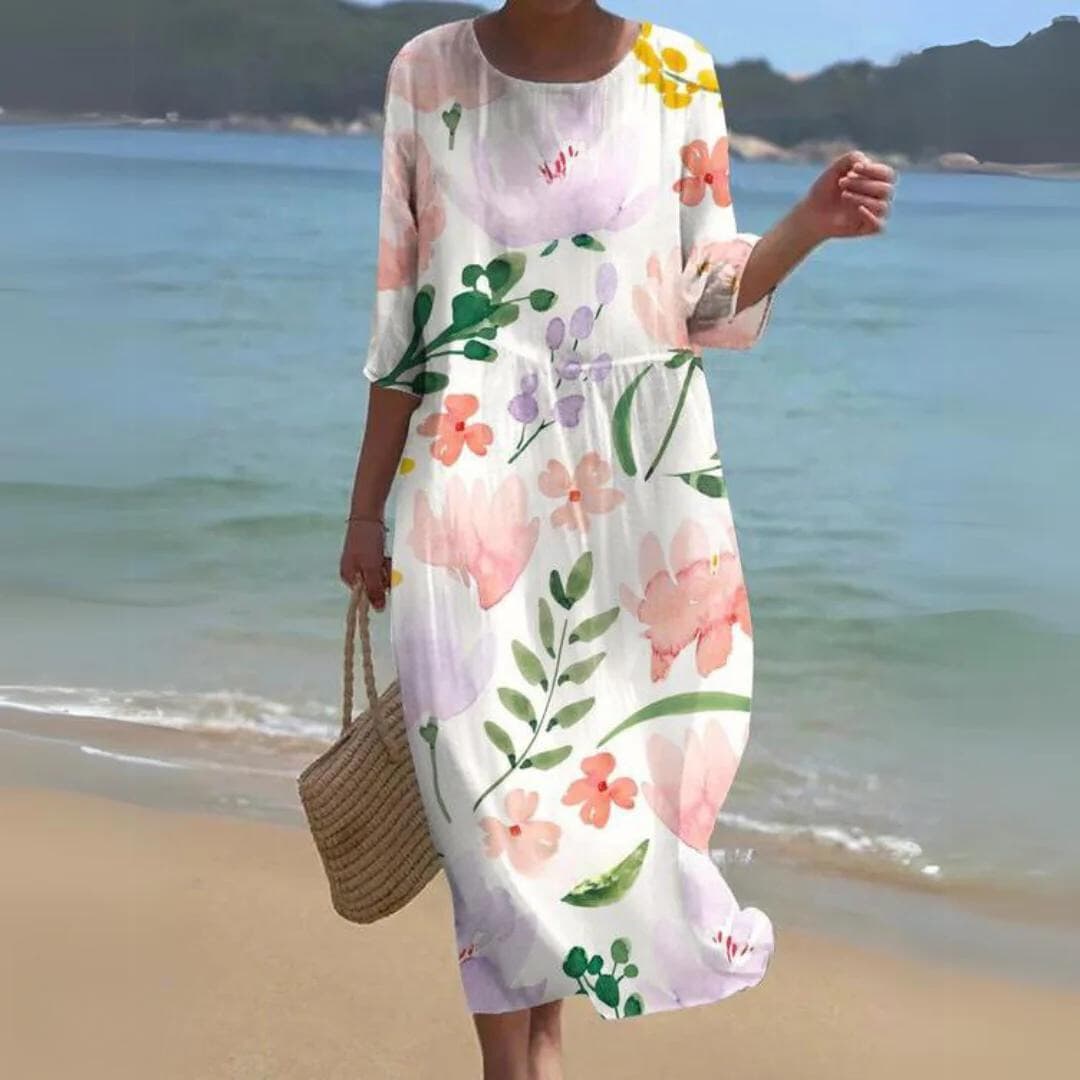 Simone™ Elegant Floral Dress