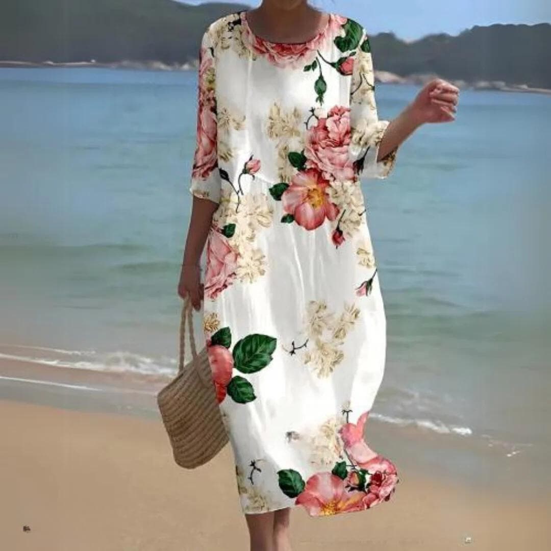 Simone™ Elegant Floral Dress