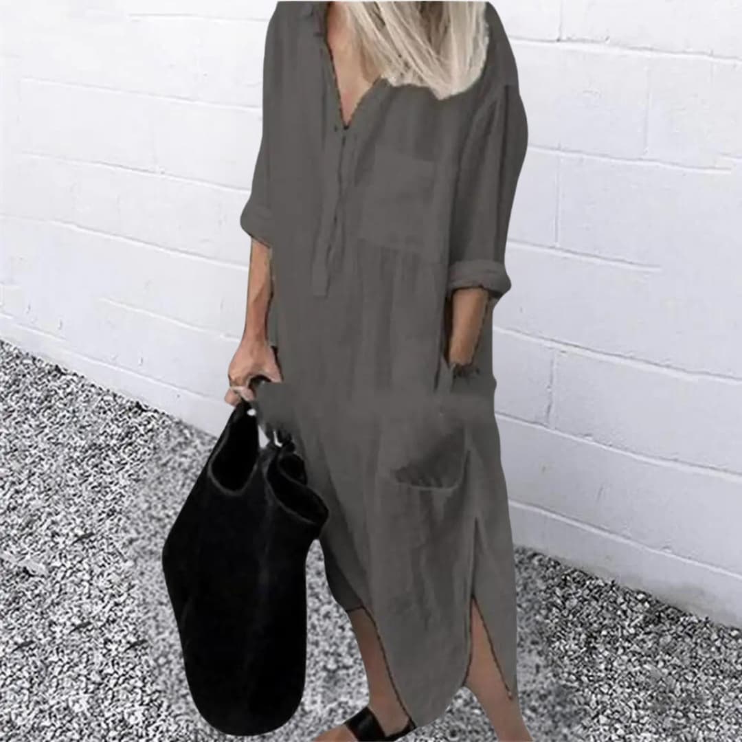 Hayley™ Casual Long Dress