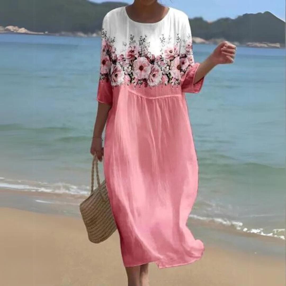 Simone™ Elegant Floral Dress