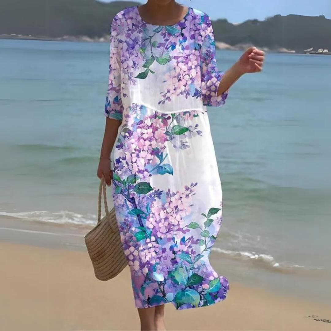 Simone™ Elegant Floral Dress