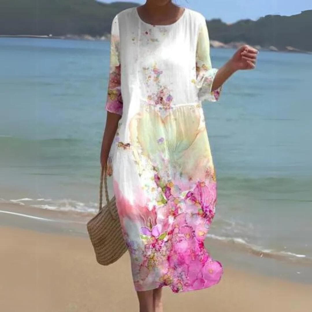 Simone™ Elegant Floral Dress