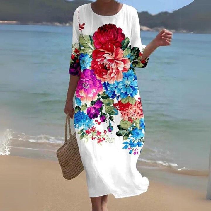 Simone™ Elegant Floral Dress